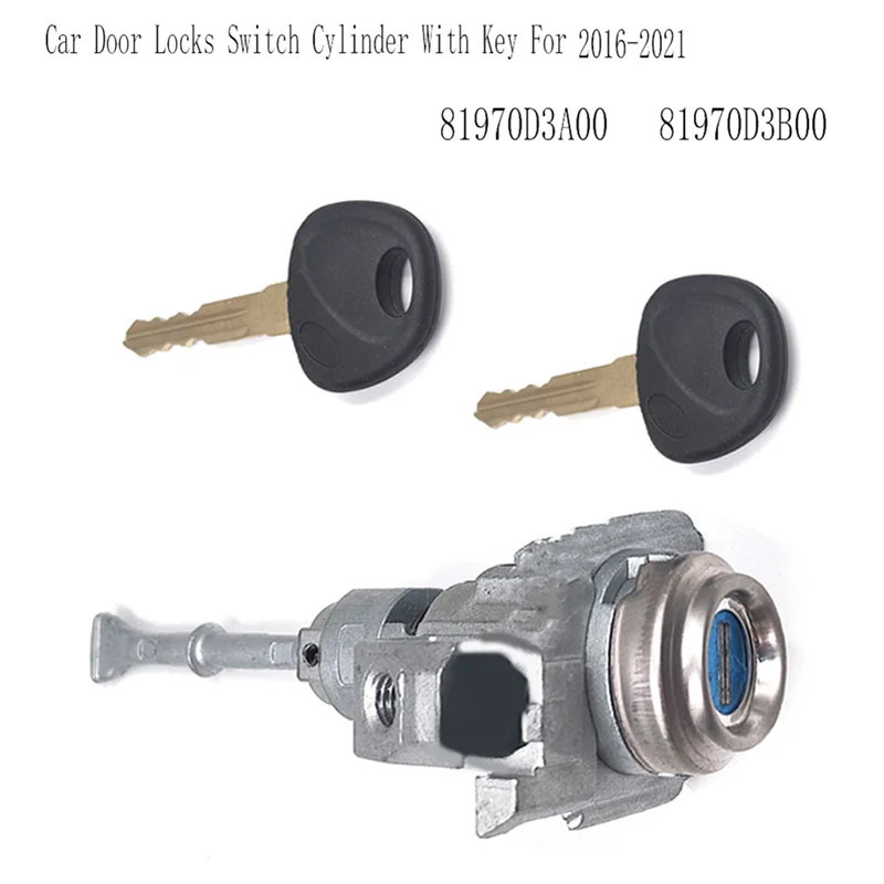 81970D3A00 Cilindro interruttore serrature portiere auto con chiave per Hyundai Tucson 2016-2021 81970D3B00
