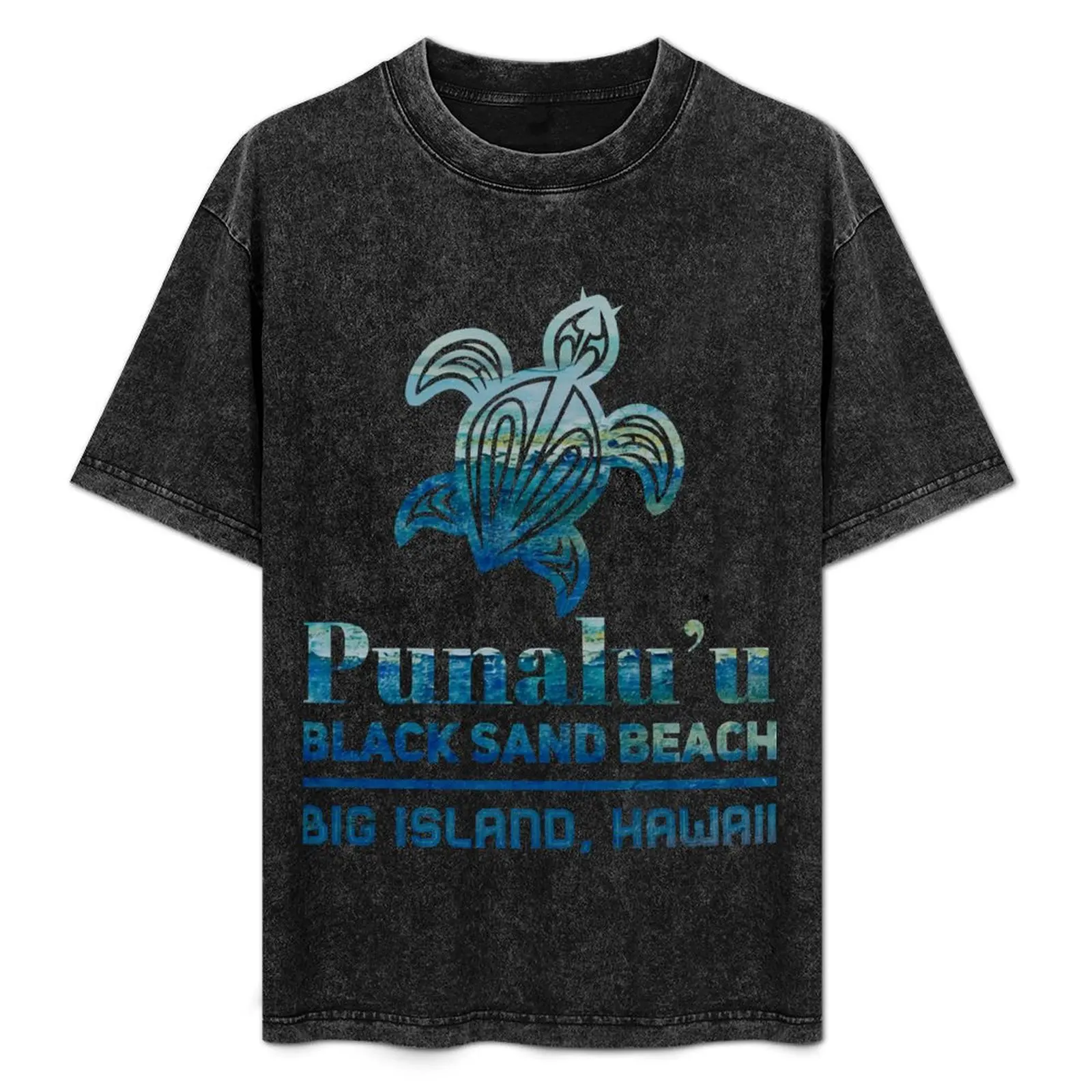 Punaluu Black Sand Beach Turtle Classic T-Shirt shirts graphic tees topping summer tops luxury designer men t shirt