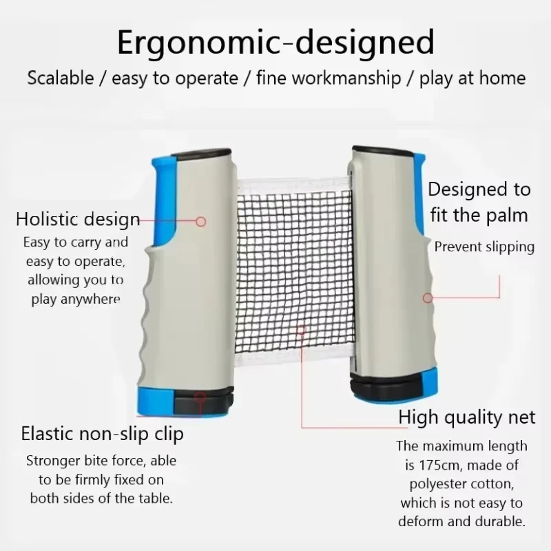 Portable Table Tennis Net Expandable Table Tennis Net Stand For any table tennis table Adjustable Table Tennis Net Stand