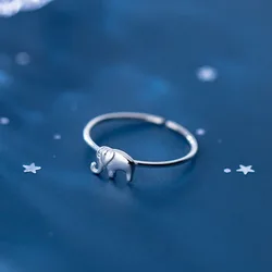 925 Sterling Silver Jewelry Elephant Wedding Rings For Women Accessories Wholesale Cheap Things Jewellery