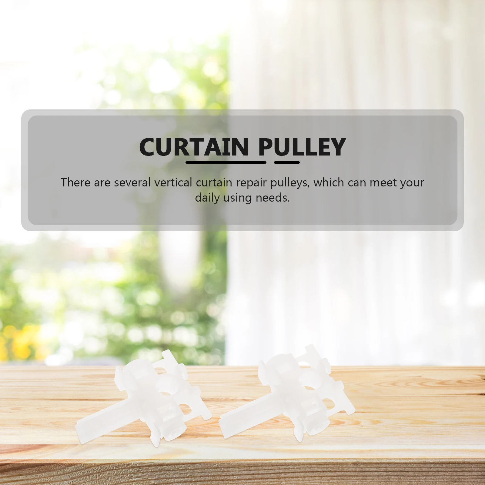 

Vertical Curtain Repair Pulley 1 Pack Plastic Pulley For Vertical Blinds Replacement Home Curtain Accessories Track Wheel