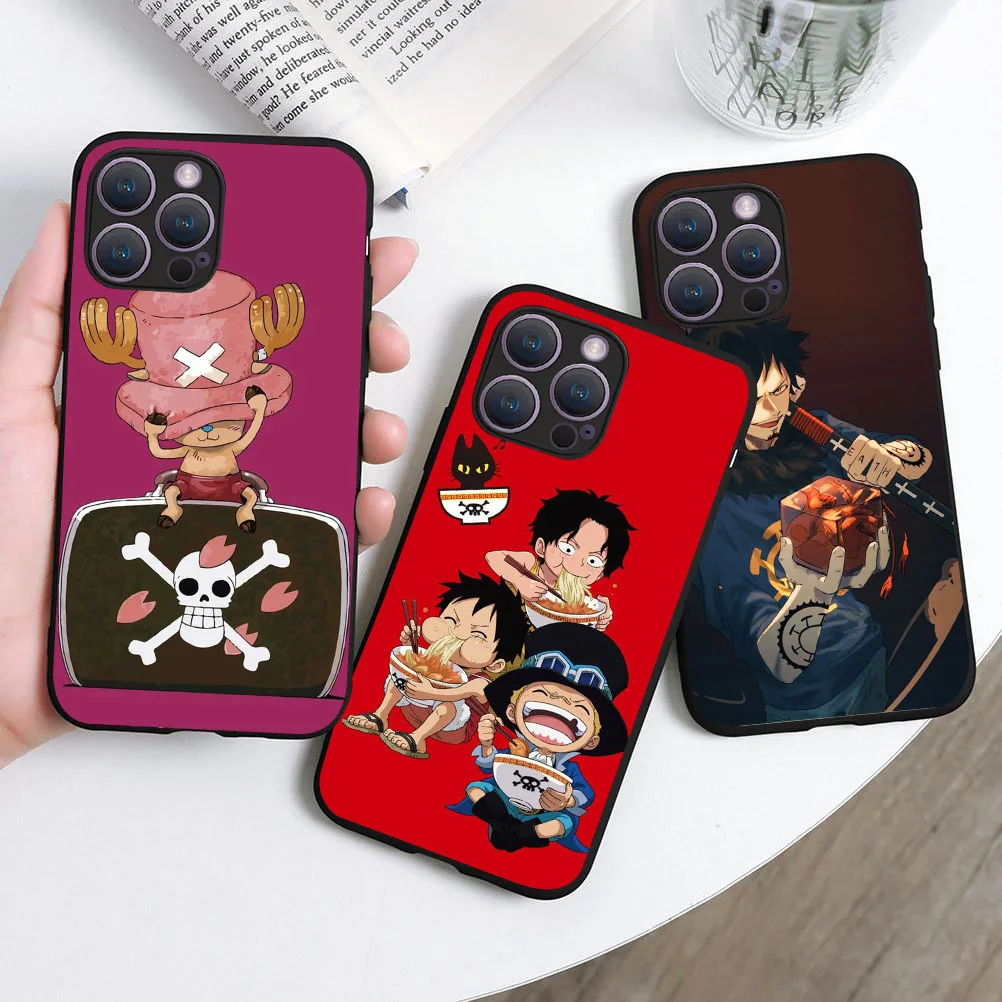 KP-13 Chooper Trafalgar Law Soft Silicone Case For iPhone 11 12 13 Mini 14 Pro Max Plus