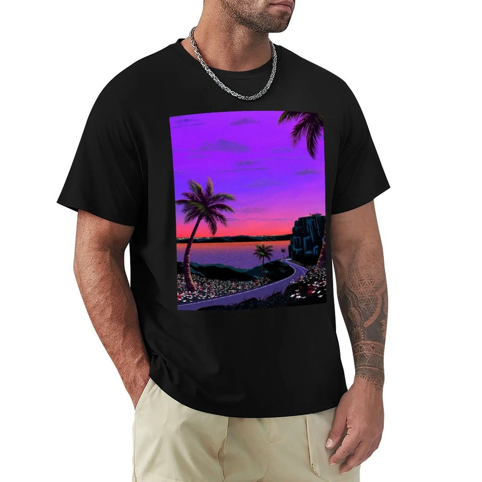 CHASING DREAMS - Camiseta deportiva que absorbe la humedad, camiseta deportiva SUNSET