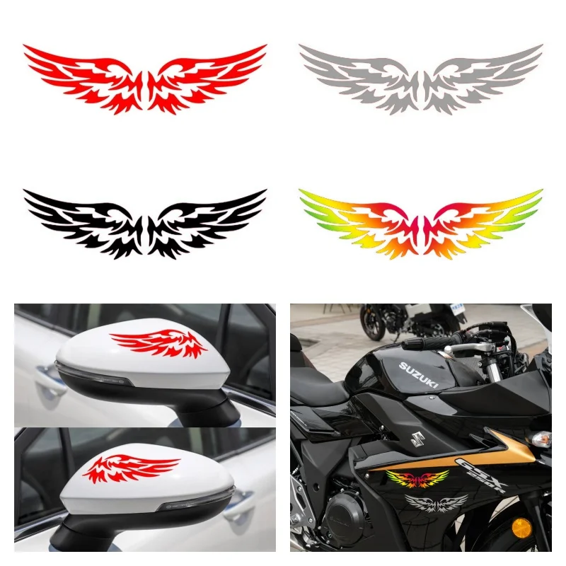 

Car Stickers Angel Wings Wings Scratch Stickers Scar Stickers Rearview Mirror Vinyl Decal Car Sticker