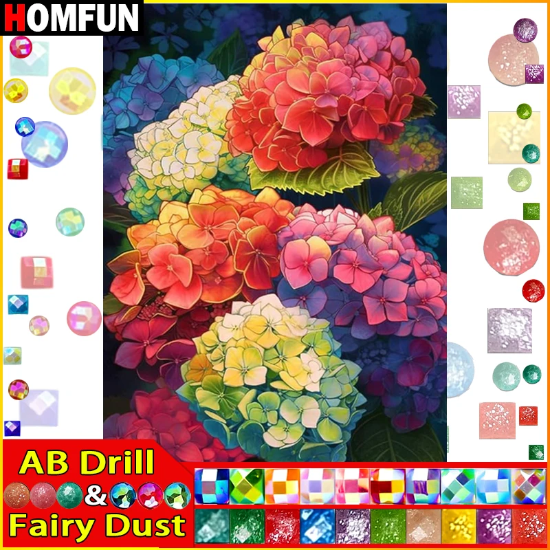 HOMFUN Fairy Dust AB DIY Diamond Painting 