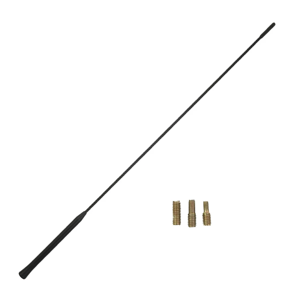 1szt 55cm Czarna antena samochodowa Maszt z tworzywa sztucznego Dachowe radio samochodowe AM lub FM do Ford Focus 2000-2007 Części zewnętrzne 21,5 cala