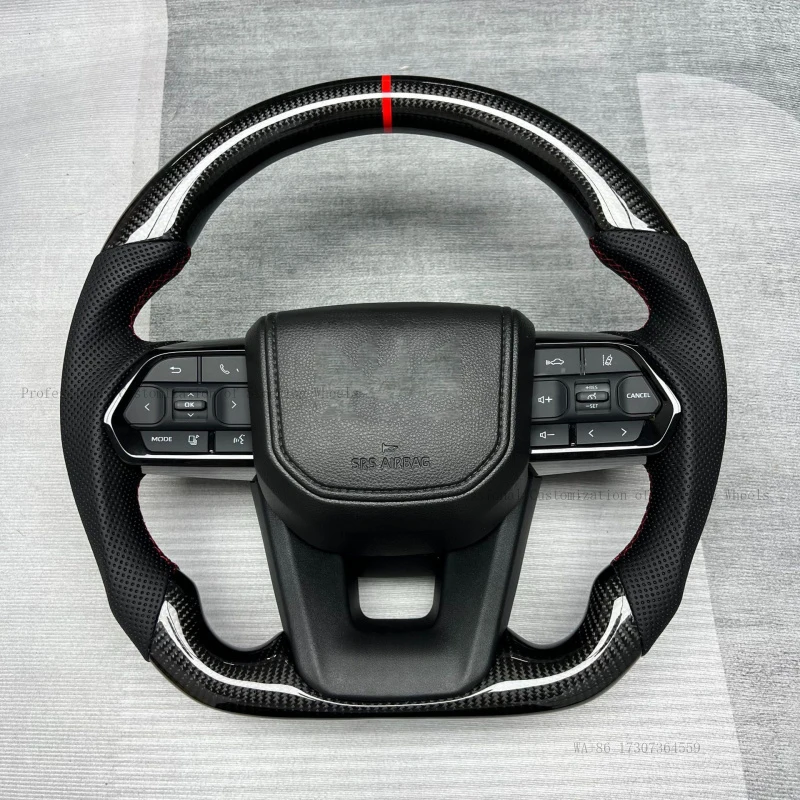 Hot Cross-border exclusive supply modification suitable for all Toyota models, carbon fiber car steering wheel pr