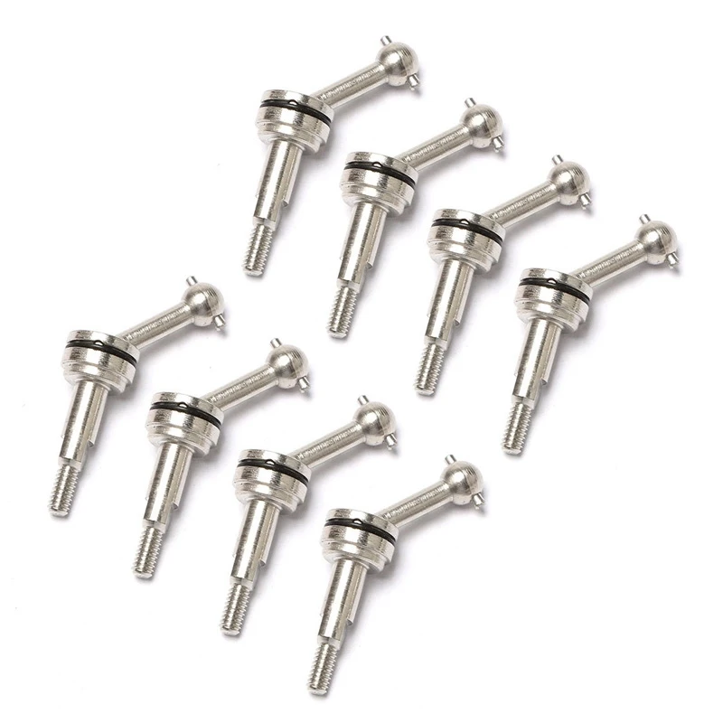 

8Pcs 2Mm Extended Metal CVD Universal Joint Shaft Transmission For Wltoys K969 K979 K989 P929 1/28 RC Car Upgrade Parts