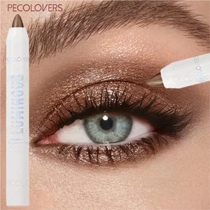 1 Pc Smoky Champagne Color Eyeshadow Pen, Face Highlight and Eyeshadow, Pearl Shimmer Eye Makeup Pen, Party Halloween Makeup
