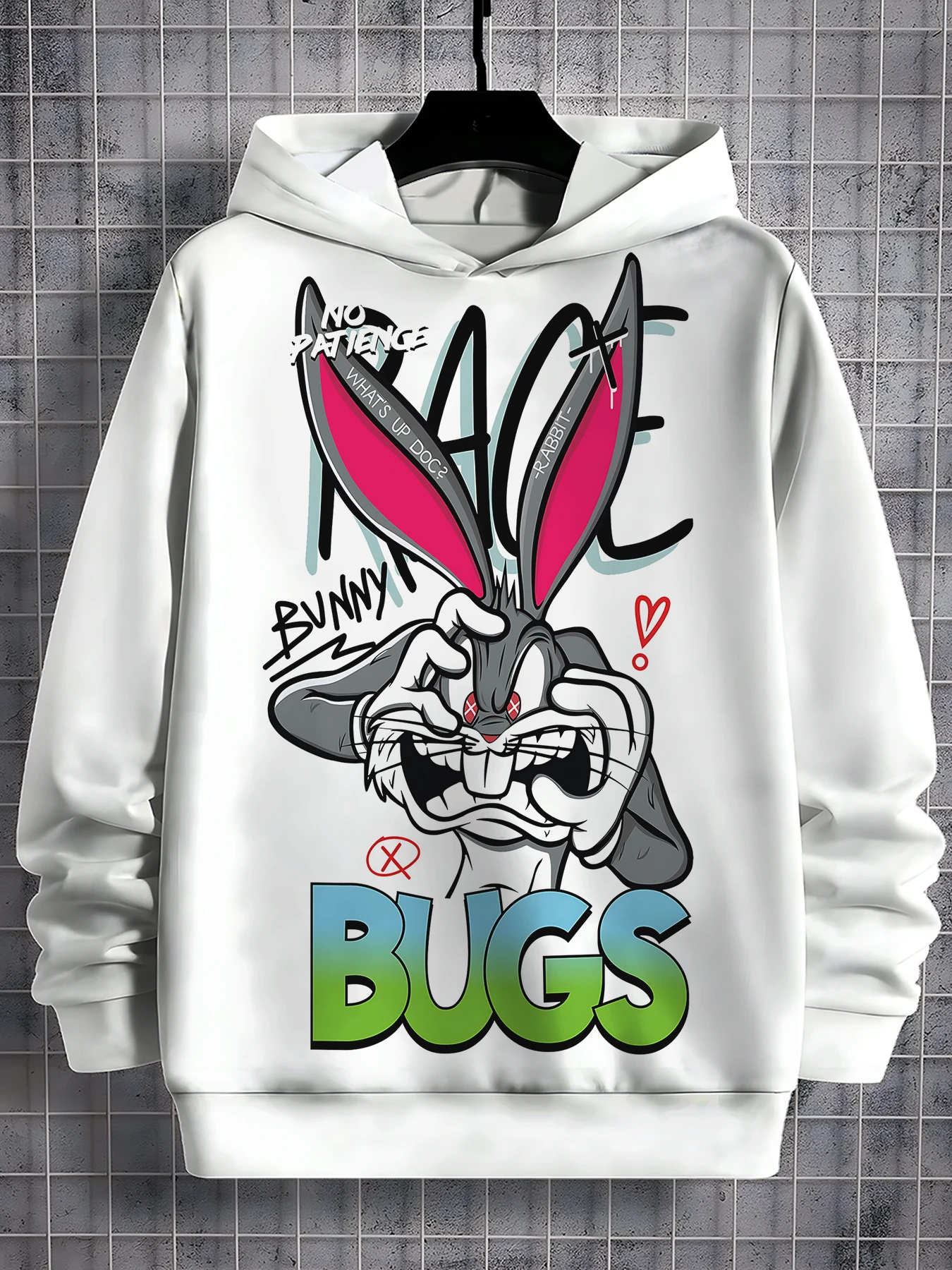 3D Print All Cartoon Bugs Bunny Seasons Children Casual Sweatshirt Cool Pullover Tops Unisex Clothes Boy Girl Hoodies