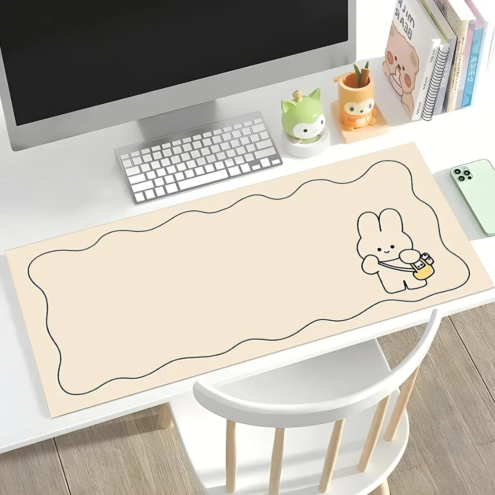 

The cute rabbit simple mouse pad is suitable for home, school, classroom writing, learning, PC and office desktop accessories