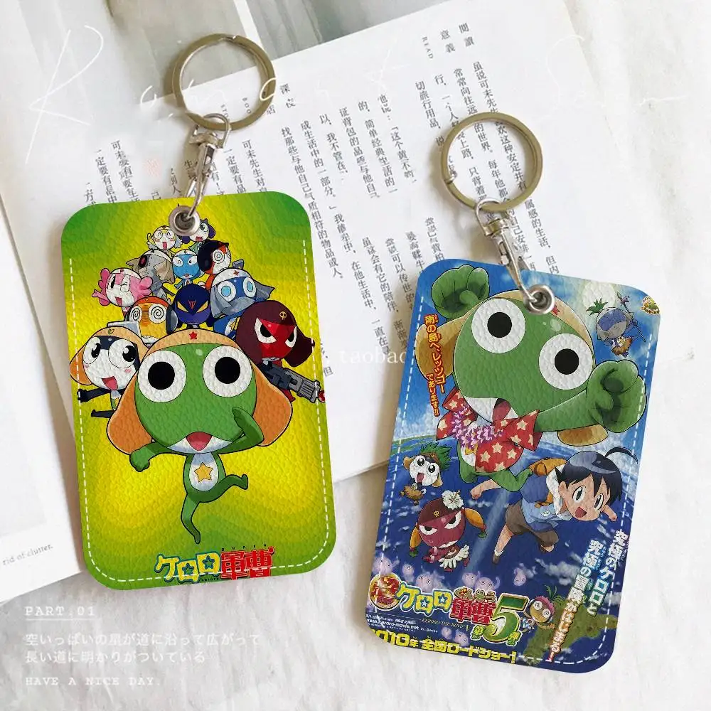 Popular S-Sgt F-Frog Anime 1pc INS Creative Cartoon Student Campus Card Holder For Meal Card, Bus Card, Work Card, Etc