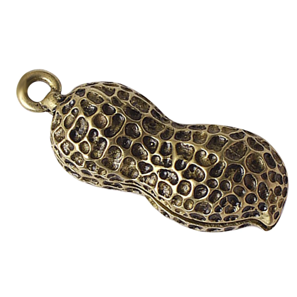 

Simulated Peanut Keychain Pendant Hanging Keychains Car Decoration Bag Brass Keyring