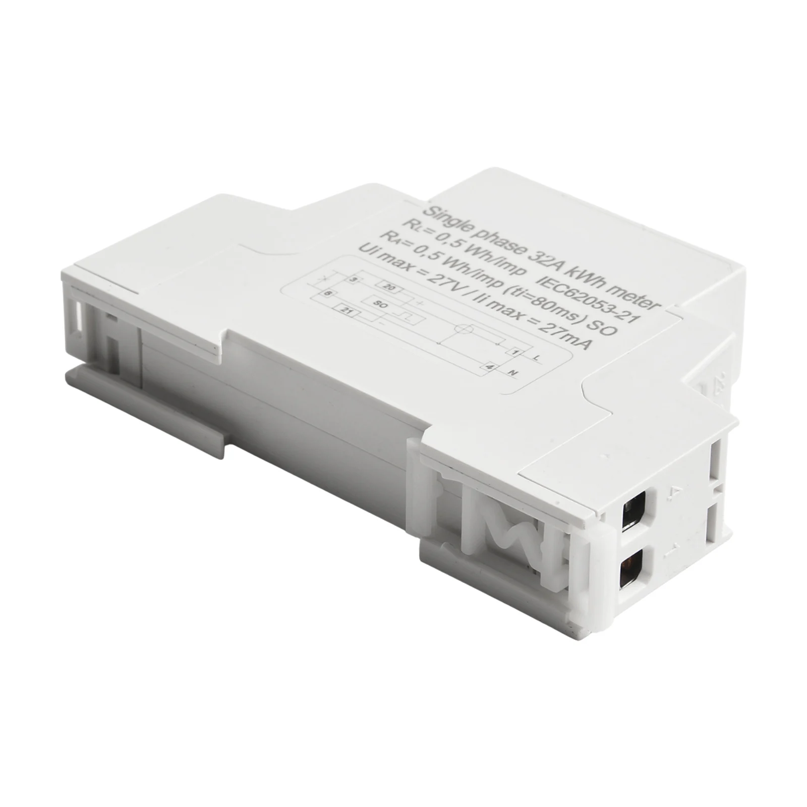 

Однофазный счетчик электроэнергии AC230V/AC110V DDS518L ЖК-дисплей, однофазный счетчик энергии на рейке, электронный счетчик энергии 1P