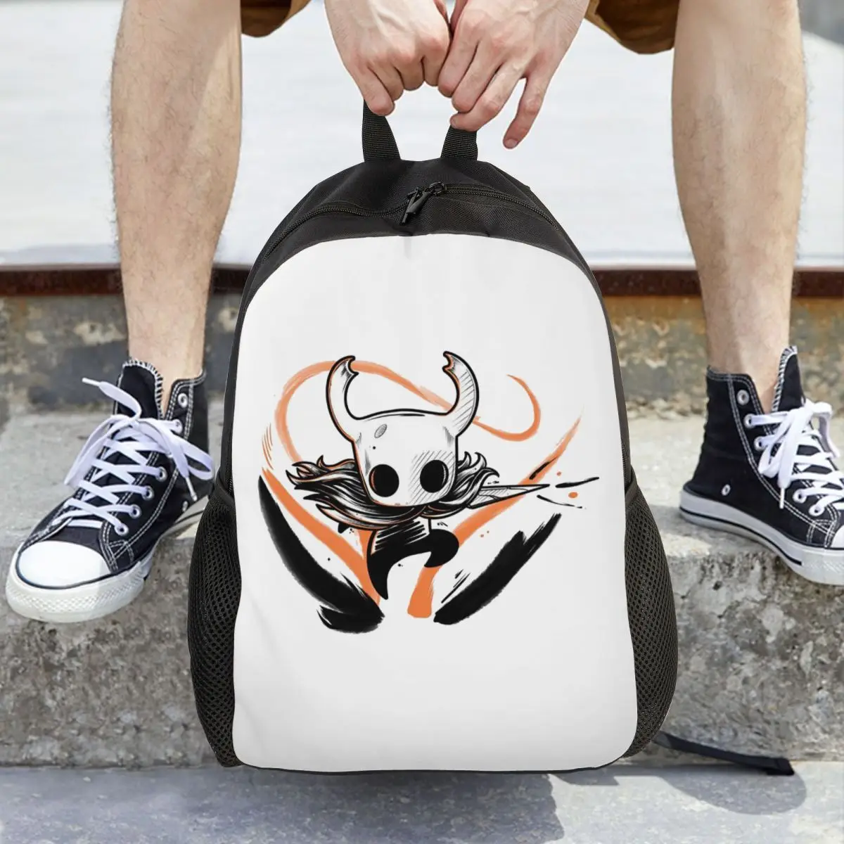 Hallownest Coffee Emblem Hollow Knight Silksong Backpack Daypack Large Capacity BookBag School Bag Shoulder Bags for Men Women