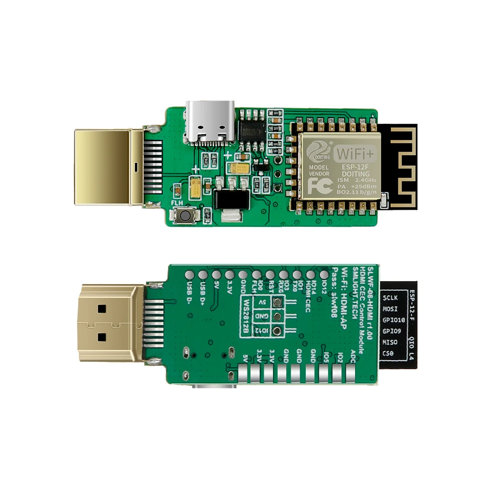 

Плата разработки SMLIGHT контроллера SLWF-08 HDMI-CEC для ESPHome и домашнего помощника