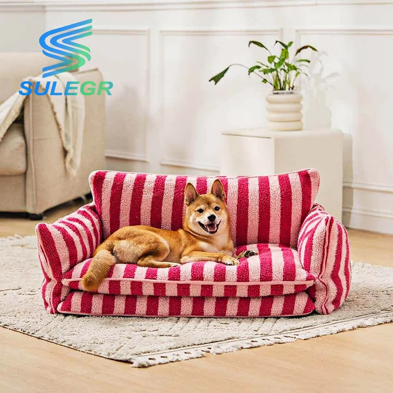 SULEGR Pet sofas can be disassembled and washed for winter warmth and deep sleep Large dog sofas and dog bed