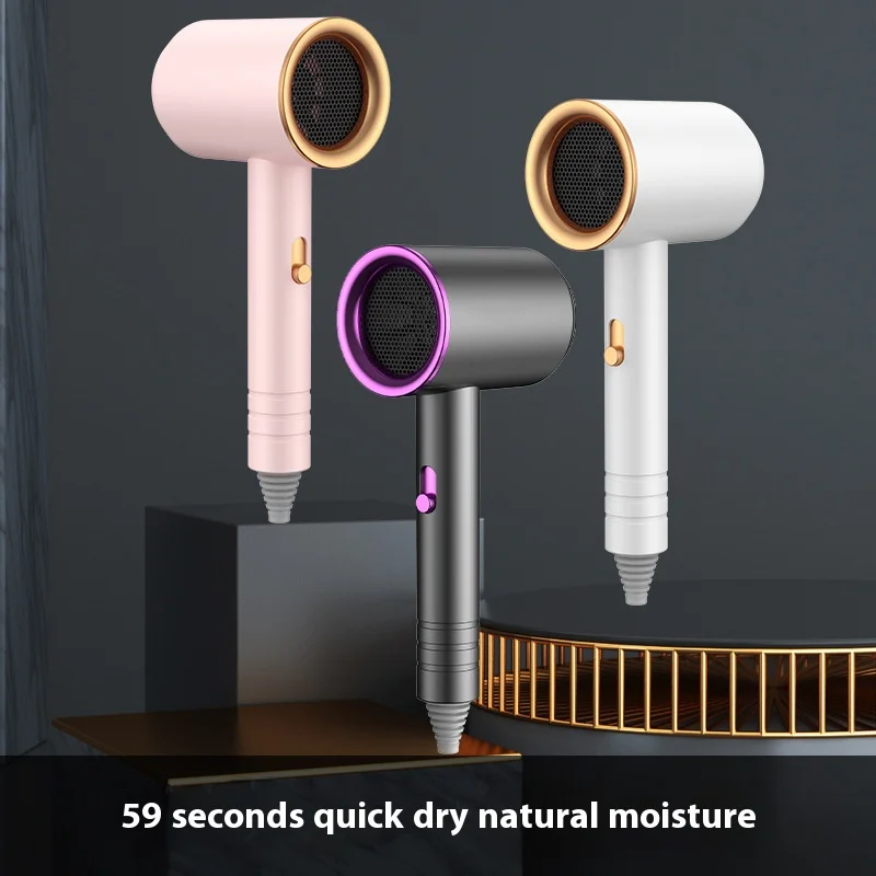 New High-Speed Hair Dryer High-Power Negative Ion Cold And Hot Ultra Silent Professional Hair Dryer For Home Hair Salons