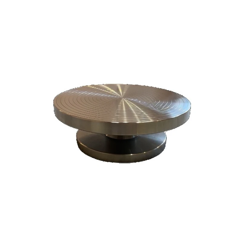 For special tools for making purple clay pots, stainless steel multi-wire turntable, body barrel, fixed center point is stable