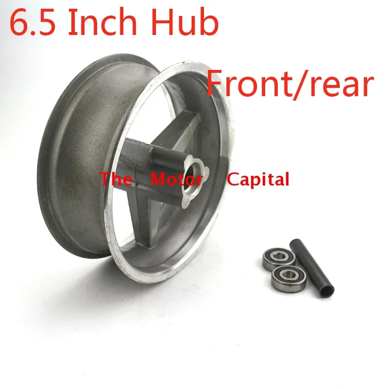 6.5 Inch Hub Front/rear 90/65-6.5 Vacuum Tire Aluminum Alloy Wheel  for Electric Scooter Balance Car 70/65-6.5  Rim