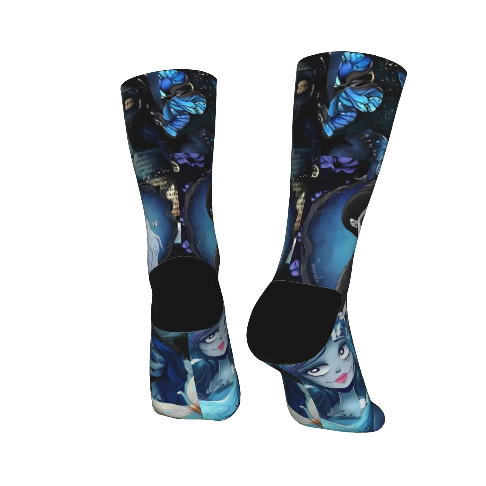 Corpse Bride 양말 캐주얼 스타킹 가을 땀 방지 커플 양말 통기성 디자인 야외 양말