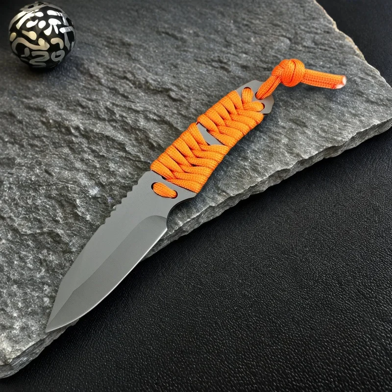 

GB Tie Knife 8Cr13Mov Blade Уличный нож Кемпинг Оборона Прямой нож Тактический нож для выживания в дикой природе