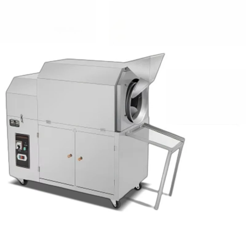 Factory Direct 2026 Stainless Steel Small Machine Electric Gas Drum Pistachio Flour Machine Roast Peanut Roaster and Sand