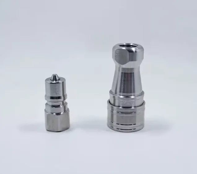 صمام قفل ذاتي سريع من الفولاذ المقاوم للصدأ، صمام هيدروليكي مفرغ بدرجة حرارة عالية وضغط عالي #2