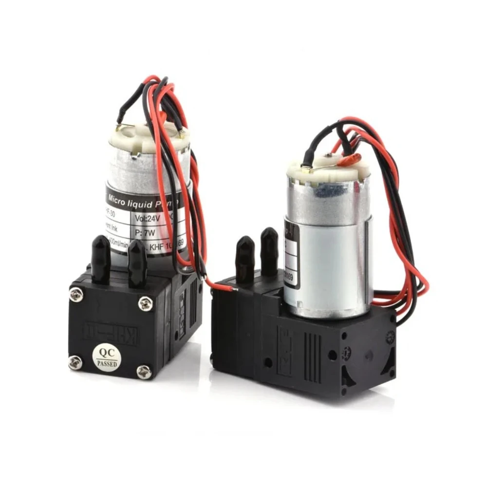 24VDC Micro Diaphragm Ink Pump KHF 3W‑7W 100‑400ML/min Liquid Suction Pump For Eco‑Solvent Inkjet Plotter Accessories