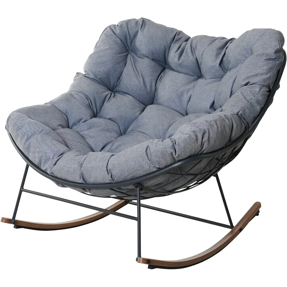 Grand patio Living Room Rocking Chair with Thick Cushion