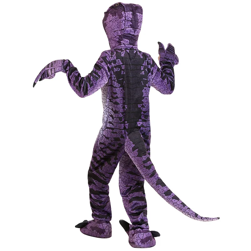 Costumes de Raptor pour enfants, costume de dinosaure, stégosaure, costume de jeu de rôle de fête pour garçons et filles, tenue de Cosplay d'halloween, combinaison pour enfants