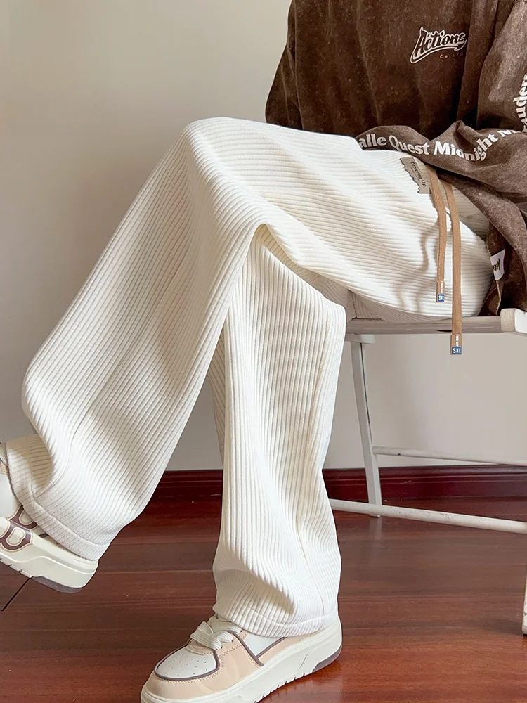 

Мужские брюки Paul Frank: Новинка весенней коллекции, свободный крой, бархатные, в стиле High Street, струящиеся, повседневные, со средней посадкой, прямые джинсы