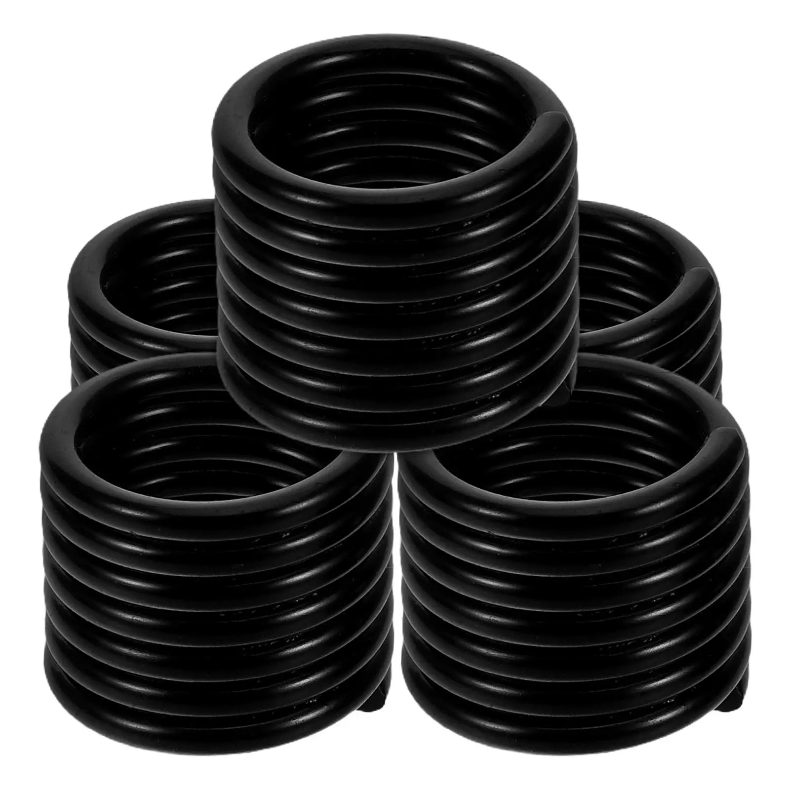 

5 Pcs Air Pump Spring Compressor Accessories Portable Replacement Parts Locked up Black