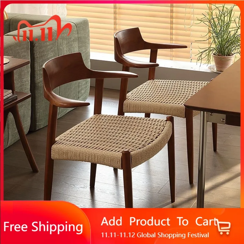 

Beach Pedicure Dining Chairs Light Luxury Barber Accent Creative Dining Chairs Designer Gaming Mobile Wood Muebles Furniture