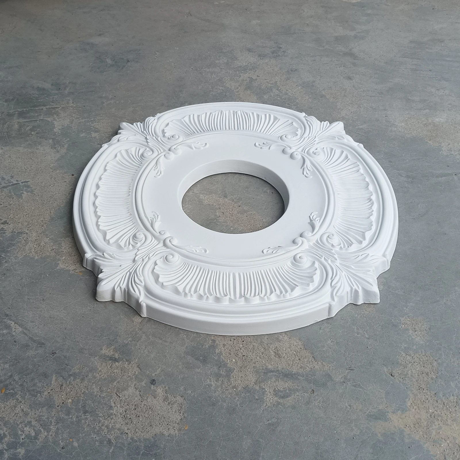 Polyurethane Chandelier Plate Rosette PU Decorative Ceiling Rose Pendant Light Base Decor Panel Wall Moulding Patera Medallion