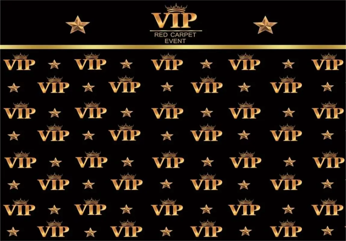 VIP Red Carpet Event Backdrop Star Catwalks Stage Black Photography Background Celebrity Activity Award Party Banner Decoration