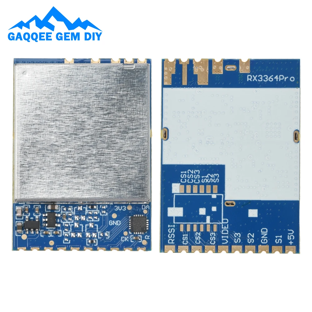 

RX3364PRO 3.3Ghz Video Receiving Module Wireless FPV Image Transmission Module, Analog Wireless Audio And Video With Rssi
