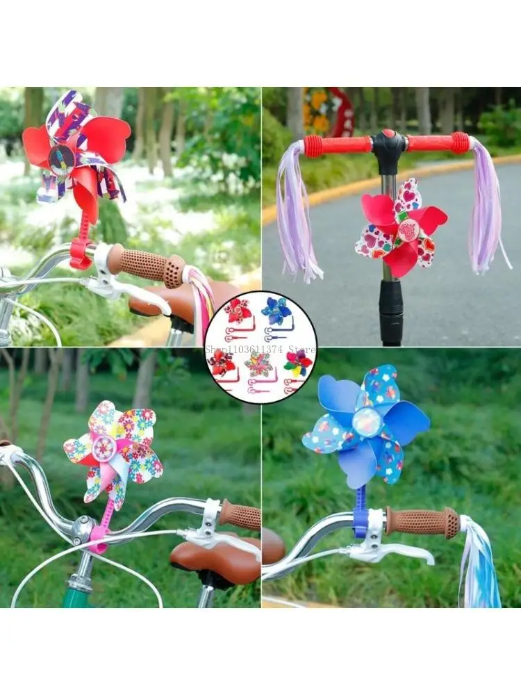 

Kids Cycling Bicycles Handlebars Pinwheel Childrens Windmill Tricycles Windmill