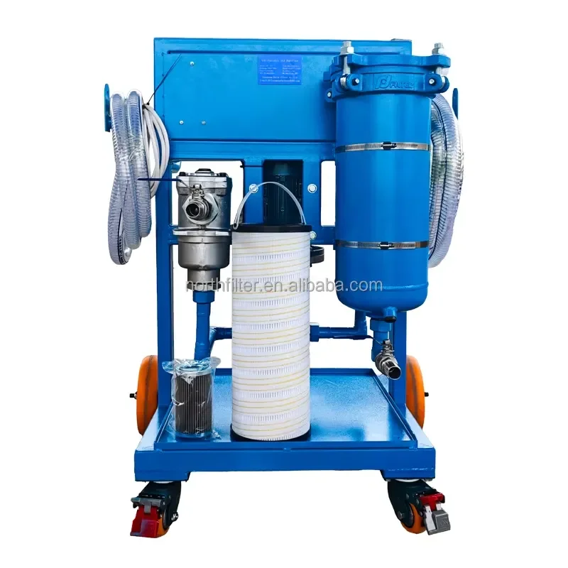 20/50/75/100/125 L/Min 3 Micron Oil Filter Oil Purifier Machine for Remove Particles