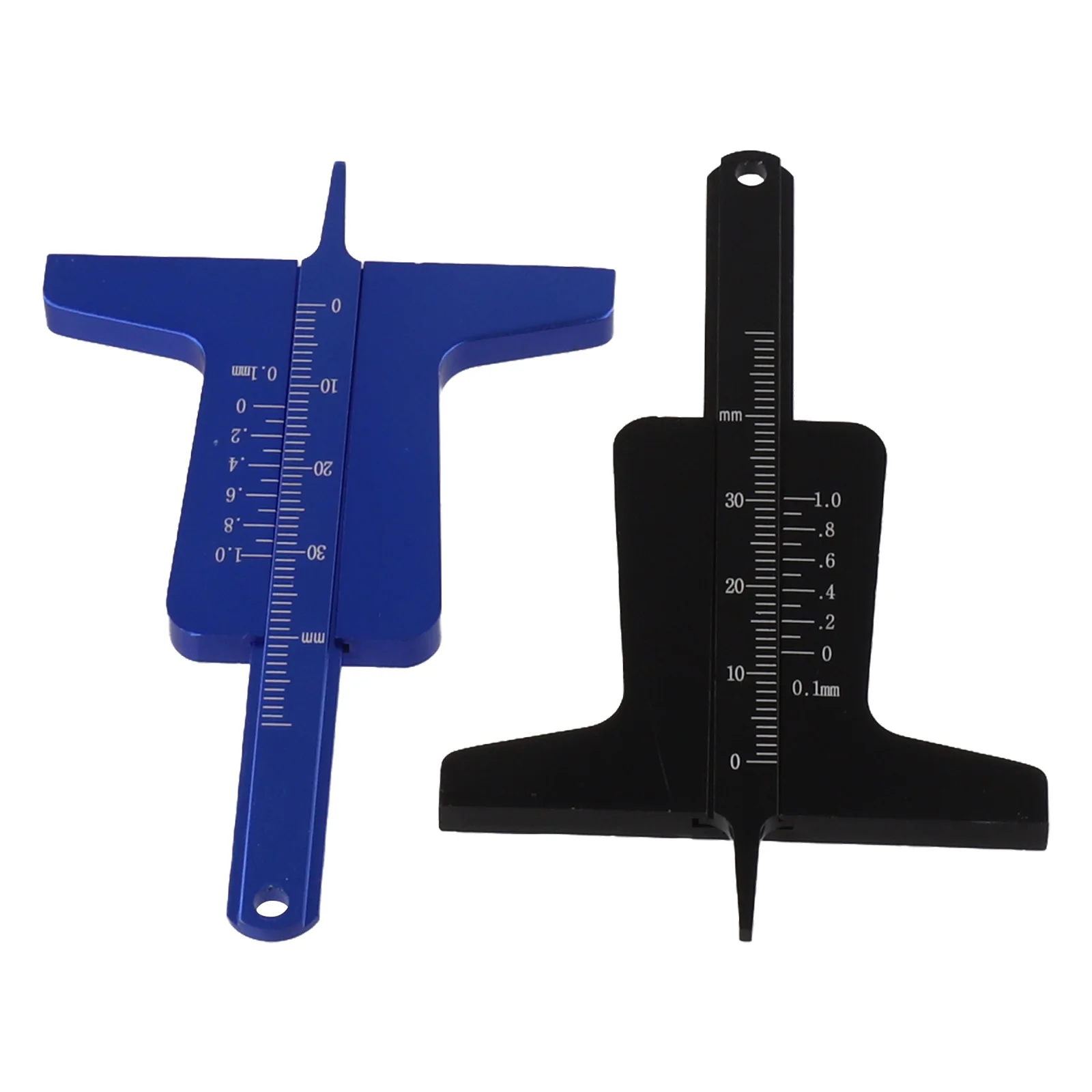 Aluminum Alloy Tire Gauge Meter Tire Thickness Scanner Versatile Tire Inspection Tool For Vehicle Safety Inspection