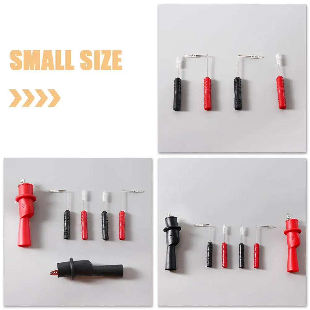 

1Set Circuit Test Needle Multimeter Probes Insulation Piercing Tool Versatile Design Reliable Testing Wire Piercing Test Clip