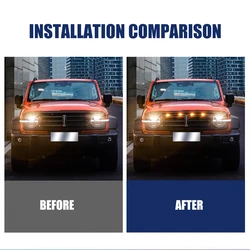 Tank 300 GWM Grill Lights Headlights Car Accessories Drl for cars Off-road Auto Accessory Modified 4 in 1 Turn Signal Lamp