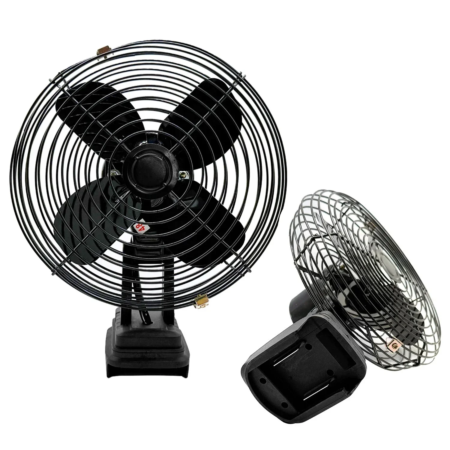 

Portable 8 Inch Outdoor Camping Fan with Two Speed Reversible Airflow for BL1830 BL1840 BL1850 Battery Powered