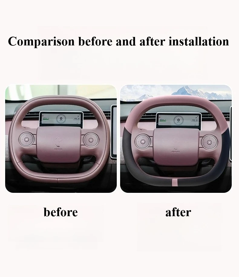 For NIO Firefly 2025 Steering Wheel Cover Special Car Interior Ultra-thin Four-season Handle Cover Car Accessories Modification