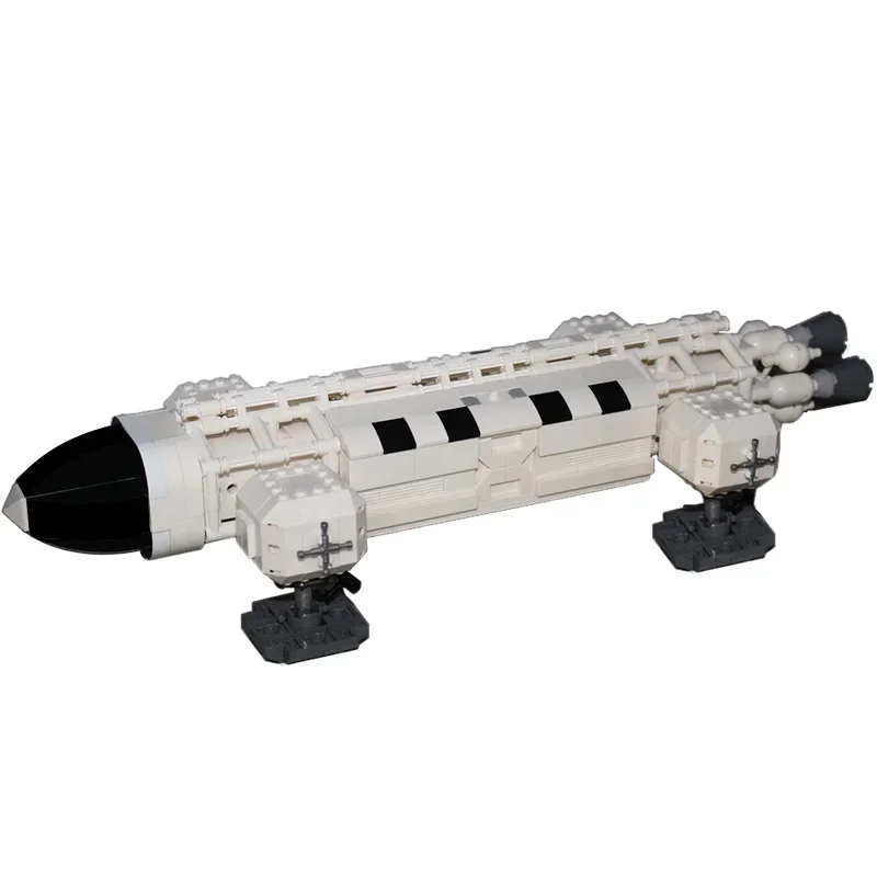MOC Space 1999 Eagles Building Blocks ชุด Spaceport Shuttle Launch Center ยานอวกาศอิฐประกอบเครื่องบินเด็กของขวัญ