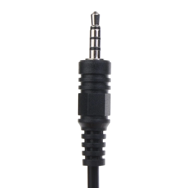 K-Type Headset Connector Plug to 3.5mm Speaker Cable Cord for TK-240 Radio