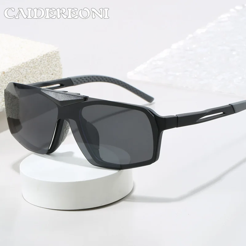 CAIDERONI Cycling Eye Protection Myopia Sunglasses Polarized Sunglasses Flip Cover Detachable 2-in-1 Prescription Custom 8561