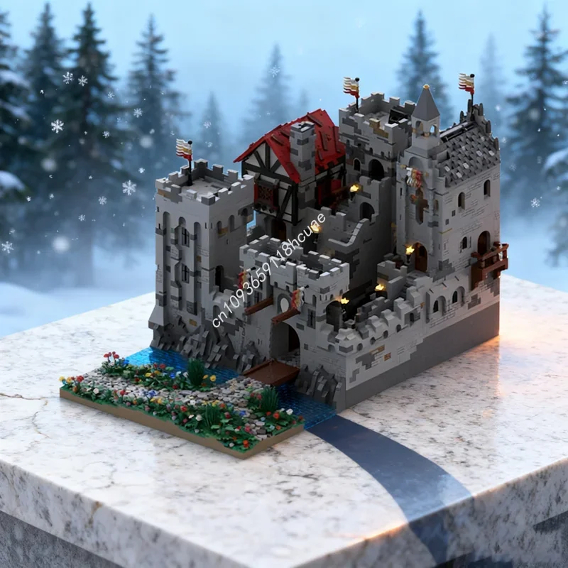 

12321pcs MOC The Highstone Fortress Castleed Model Building Blocks Christmas Gift Architecture Assemble Creative Toy Idea Brick