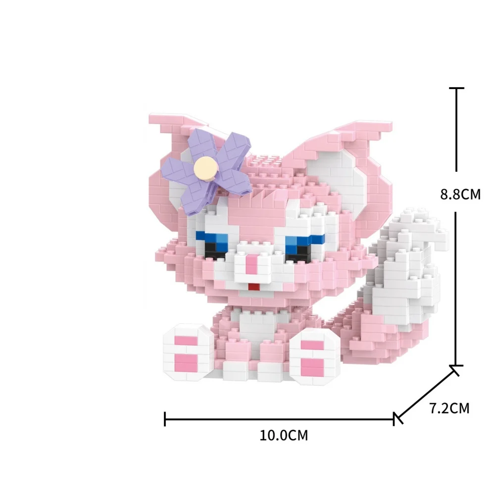 Cartoon Anime Sanrio Kawaii Kuromi Spons Kurome Blokken FunnyJoy Muis Bouwstenen Pop Speelgoed Kinderen Verjaardagscadeau