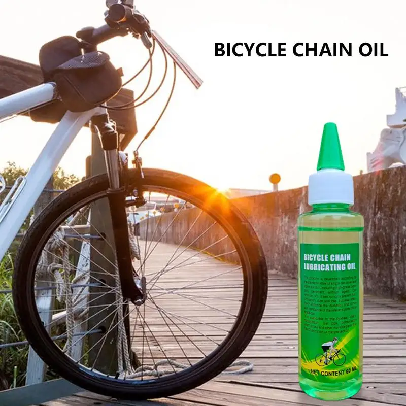 60ml Bicycle Chain Oil Long-Lasting Mountain bike gear oil front fork oil Dust proof and rust proof flywheel maintenance oil